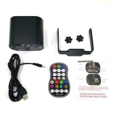 Проекторы: Светодиодно-лазерный цветомузыкальный диско проектор 60 шаблонов — 6