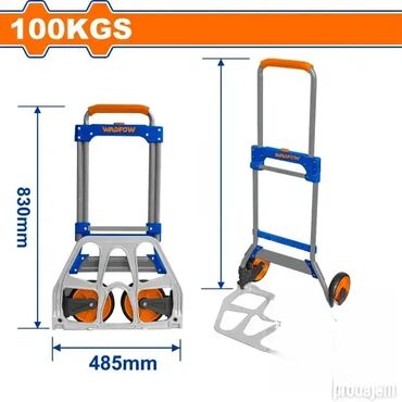 trpezarijski sto dimenzije: Sklopiva ručna transportna kolica 100 kg WADFOW Nosivost: 100 kg 🏋️‍♂️