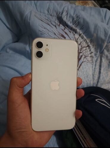 повербанк для айфона оригинал: IPhone 11, Жаңы, 128 ГБ, Ак, Кулакчындар, Заряддоочу түзүлүш, Коргоочу айнек, 100 %