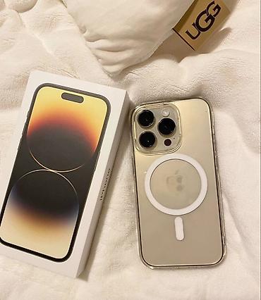 14 pro kabro: IPhone 14 Pro, 128 GB, Qızılı, Face ID — 1