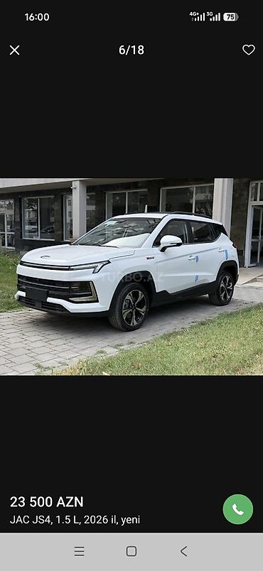 saipa 132 se: JAC jS4: 1.5 l | 2026 il Krossover — 1