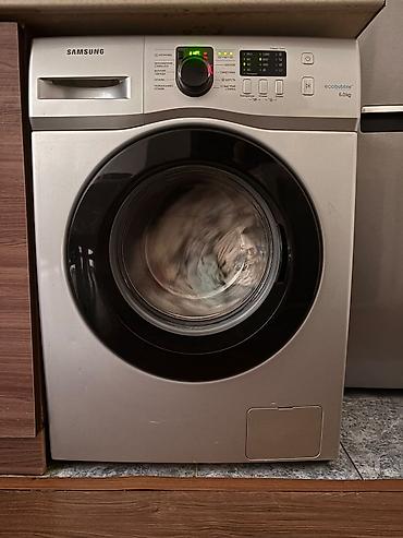 sam r16: Samsung paltaryuyan maşın – 6 kq, EcoBubble texnologiyası - Ön — 1