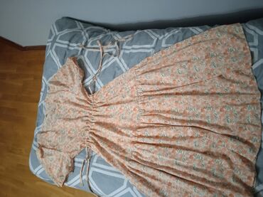 оранжевое платье: Повседневное платье, Лето