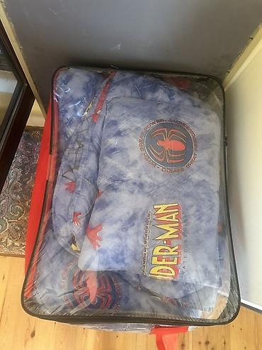 yorgan doşək: Uşaq üçün “Spider‑Man” temalı yataq dəsti 130 cm - Dizayn — 1
