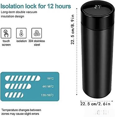 mala stega: Termos boca 500ml NOVO. Opis proizvoda Sa LED displejom prikazuje — 3