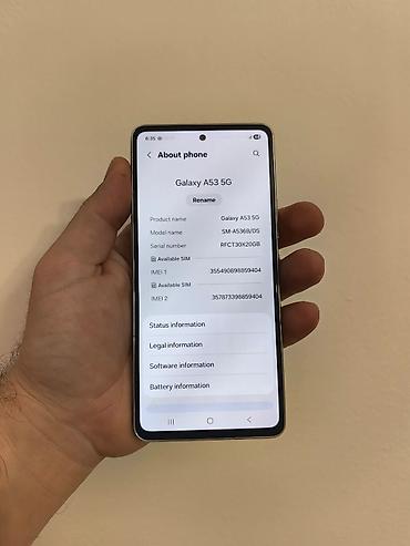 polovna pojacala: Samsung A53 sa 6/128 gb memorije, dual sim, otključan za sve mreže — 5