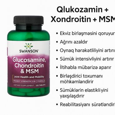 Oynaqların qorunması və bərpası Qlükozamin və xondroitin qığırdaq