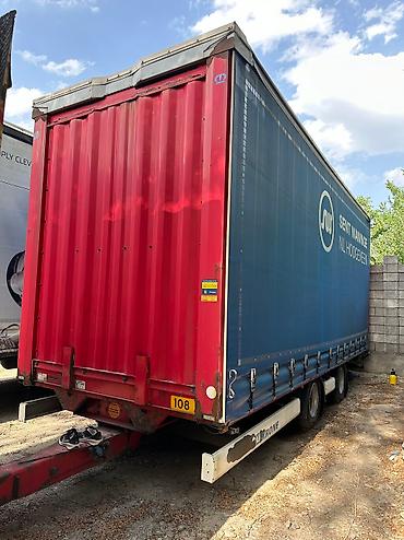 Прицепы и полуприцепы: Прицеп, Krone, Тентованный, Б/у — 3