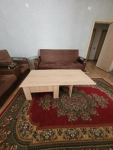 yığılıb açılan stol: Jurnal masası, İşlənmiş, Transformer, Laminat, Kvadrat masa — 5