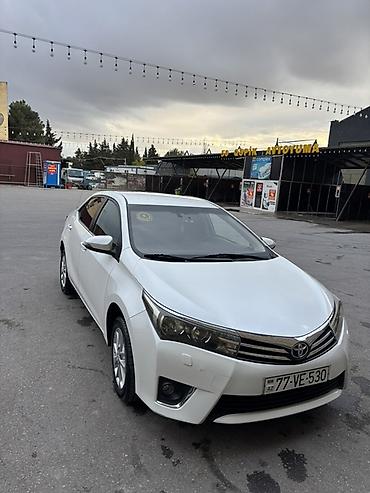 scooter elektrikli: Toyota Corolla sedan – ağ rəng, 4 qapı, 5 yerlik. 1.6 mator sade — 4