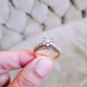 Zərgərlik əşyaları: Nişan, Üzük, Swarovski, Sarı qızıl, 585 Əyar — 6