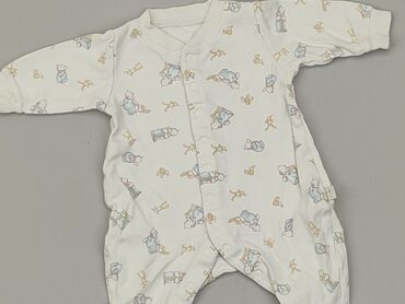 pajacyk niemowlęcy bawełna: Pajacyk, Mothercare, 0-1 m, stan - Dobry