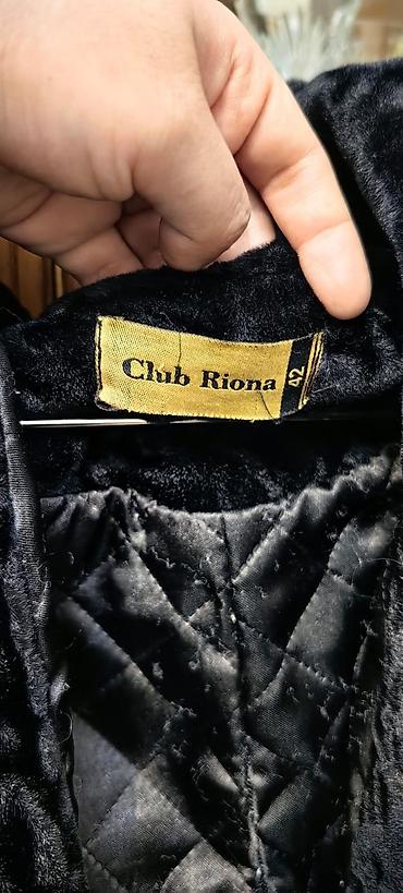 Paltolar: Qadın qış palto/şuba – Club Riona - Rəng: qara - Material: qıvrım — 10