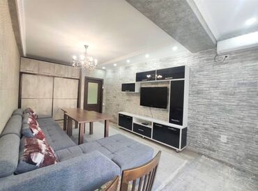 квартиры в ала тоо: 1 бөлмө, 50 кв. м, Элитка, 3 кабат, Евроремонт