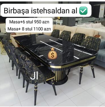 Uşaq və gənc otağı üçün dəstlər: Yeni, 6 stul