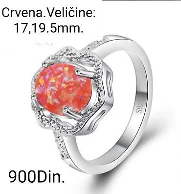 dior nakit: Elegantne posrebrene prstenje od hirurskog čelika sa žigom S925, sa — 5
