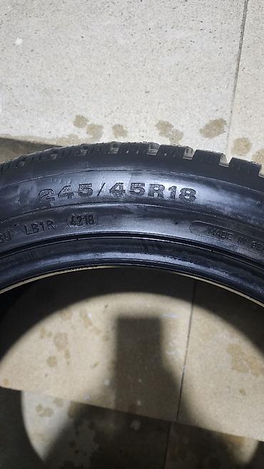 aqua disk: İşlənmiş Şin Dunlop 245 / 45 / R 18 — 3