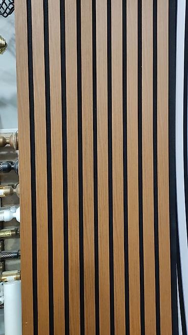 Daraq panellər: Akustik lamel dekor panel - Material: MDF əsaslı lamel panellər, ağac — 1