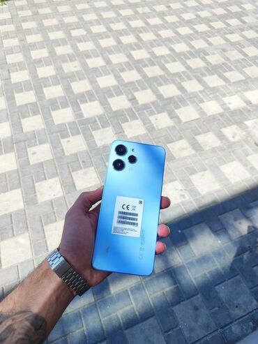 телефон fly 507: Xiaomi Redmi 12, 256 ГБ, цвет - Голубой, 
 Кнопочный, Отпечаток пальца