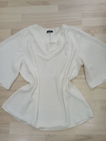 pamucna bluza skecers cizme: 5XL (EU 50), Single-colored, color - White