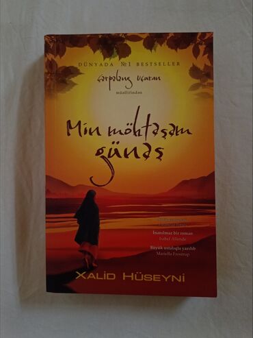 Комбинезоны: Məhsul: Kitab – “Min möhtəşəm günəş” Müəllif: Xalid Hüseyni Dil