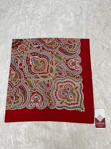 Платки: Платки Павлопосадские✨ Новое поступление 😍 Размер 89*89 с бахромой / — 6