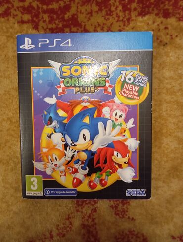 PS4 (Sony Playstation 4): Sonıc orıgnıs ps4 Və ps5 gedir 2 nəfərliy oynamaq olur Kalleksiya