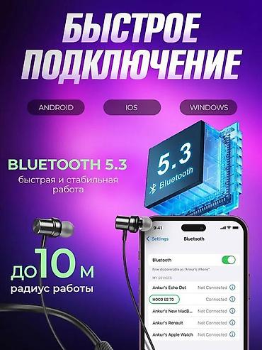 air iphone: Беспроводные блютуз наушники Hoco ES70! 80 часов музыки/разговора — 5
