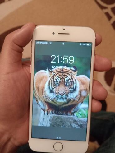 iphone 7 irsad electronics: IPhone 7, 32 GB, Rose Gold, Barmaq izi, Simsiz şarj, Face ID