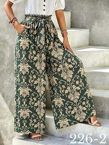 Pantalone: Pantalone za punije dame – model 226-2 - Kroj: široke nogavice — 3
