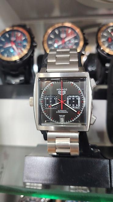 Aksesuarlar: TAG Heuer Monaco avtomatik qol saatı - Korpus: kvadrat formalı — 4