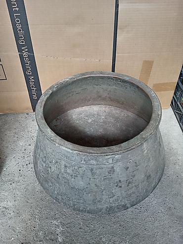 19 litre su: İşlənmiş, Aş qazanı, rəng - Gümüşü, Mis — 3