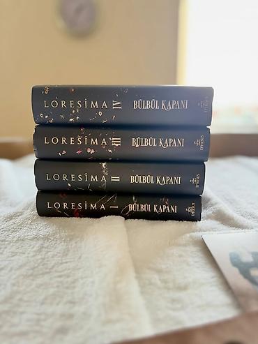 Kitab dolabları: Məhsul: Loresima – Bülbül Kapanı kitab seriyası (I–IV) Tək-tək — 1