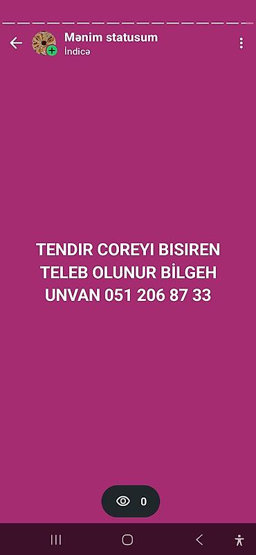 döner ustası iş ilanları: Aşpaz tələb olunur, Təndirçi — 1