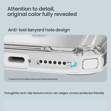 Maske i futrole za telefone: Futrola NILLKIN Nature Pro Magnetic za iPhone 17 Pro (6.3) bela. Uz — 6