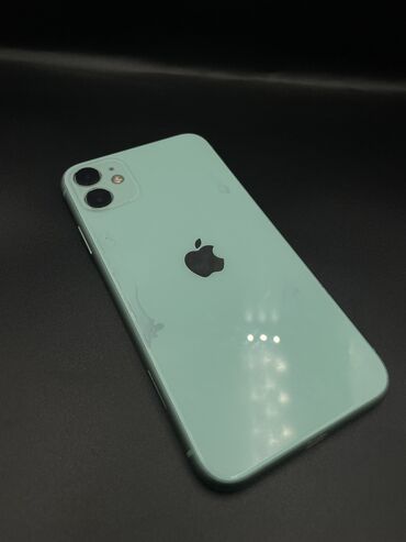 Apple iPhone: IPhone 11, Б/у, 128 ГБ, Зеленый, Защитное стекло, 93 %