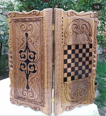 Nərdlər: Taxta nərd dəstləri - Material: keyfiyyətli ağacdan hazırlanmış — 6