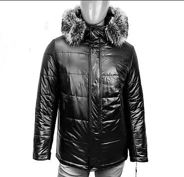 кышкы куртка: Мужская куртка, M, 47 Brand, Новый, цвет - Черный, Самовывоз — 2