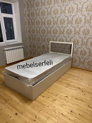 кровать бу: Новый, Односпальная кровать, С подъемным механизмом, С матрасом, Азербайджан