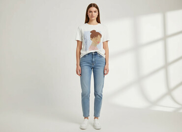 t shirty myszka miki sinsay: Orsay, Футболка жіноча, розмір S