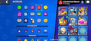 Digər kolleksiyalar: Brawl Stars və Clash royale hesabı birlikde 20azn - Kuboklar: 32 926+ — 5