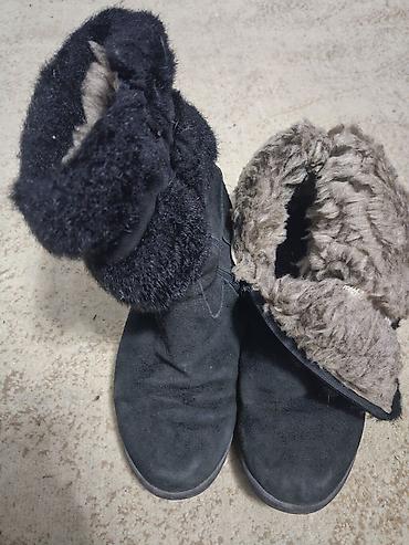 чёрные зимние: Угги, 40, UGG, Б/у, цвет - Черный, Самовывоз — 1