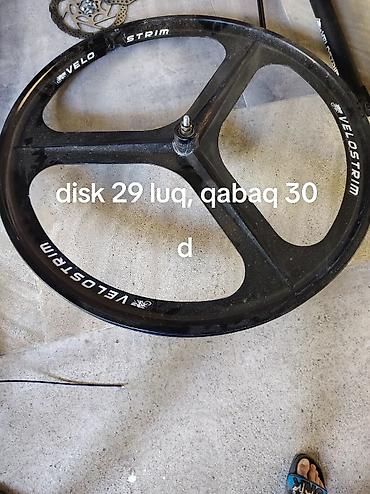 VeloStrim 29" təkər diski – qabaq, 30 dəlik. - Ölçü: 29 düym -