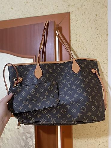 чехоль: Сумка Louis Vuitton Neverfull MM Monogram + съёмный клатч/кошелёк — 2