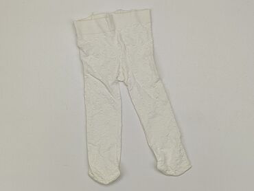 spodnie białe z wysokim stanem: Leggings, Newborn baby, condition - Very good