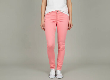 hello kityy spodnie: Denim Co, Jeansy damskie, rozmiar S