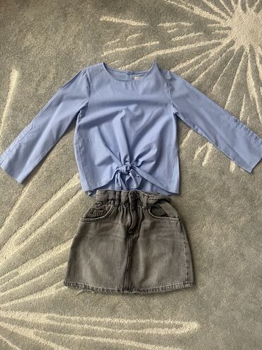 deciji koferi novi sad: Zara, Set: Shirt, Skirt, 128-134