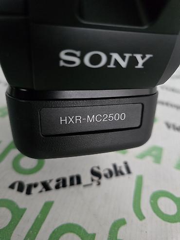 Videokameralar: Sony HD-2500 təzə karobkasından nə çıxırsa üzərində verilir. - — 5