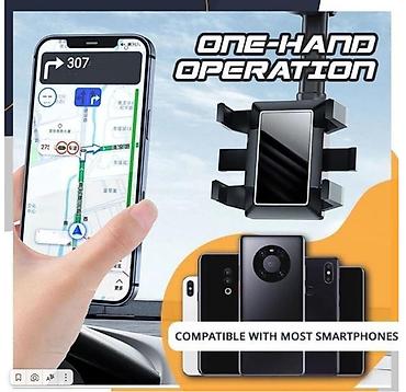 gps: Универсальный 360 ° поворотный выдвижной автомобильный держатель для — 4