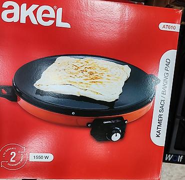 Mətbəx texnikası: Elektrik sac Akel firmasi Türk istehsali Nominal güc: 1550 Vt — 3